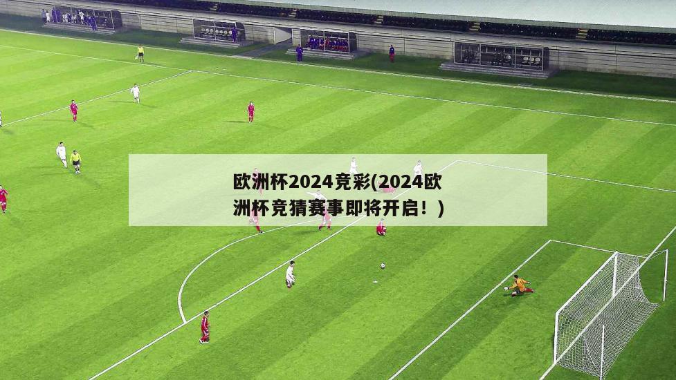 欧洲杯2024竞彩(2024欧洲杯竞猜赛事即将开启！)